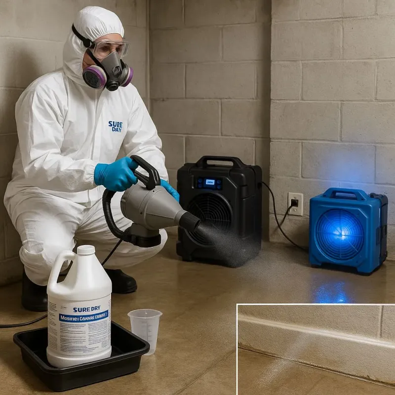 Sanitization and Odor Removal process in Glencoe, MN